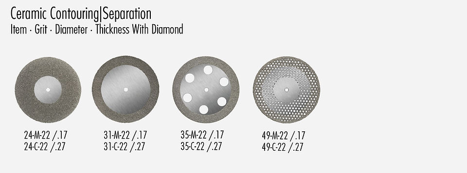Traditional Diamond Discs — Wagner Precision