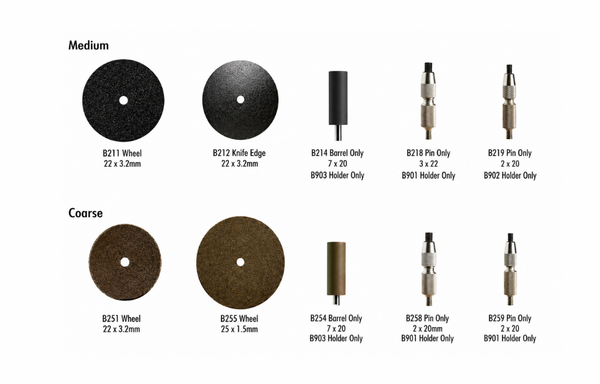 Wagner Precision Alloy Instruments for precious, semi-precious, NP, and CrCo restorations