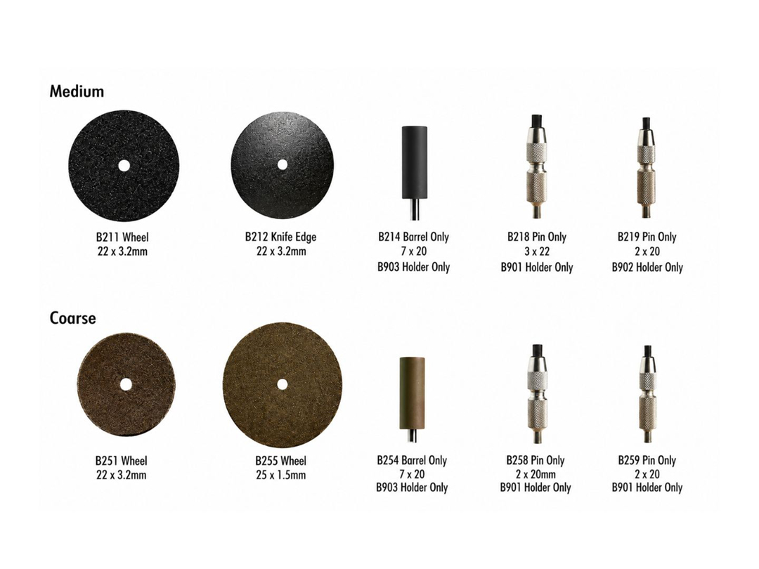 Wagner Precision Alloy Instruments for precious, semi-precious, NP, and CrCo restorations
