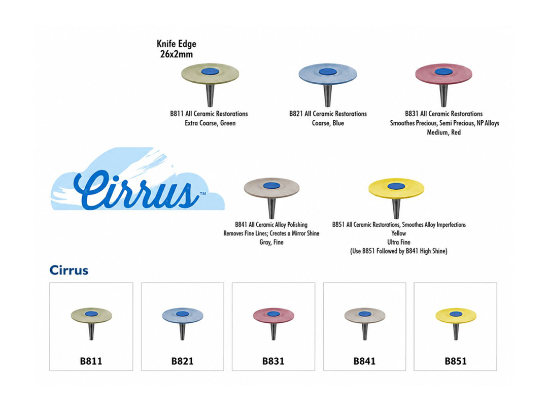 Cirrus Finishing and Polishing System instruments