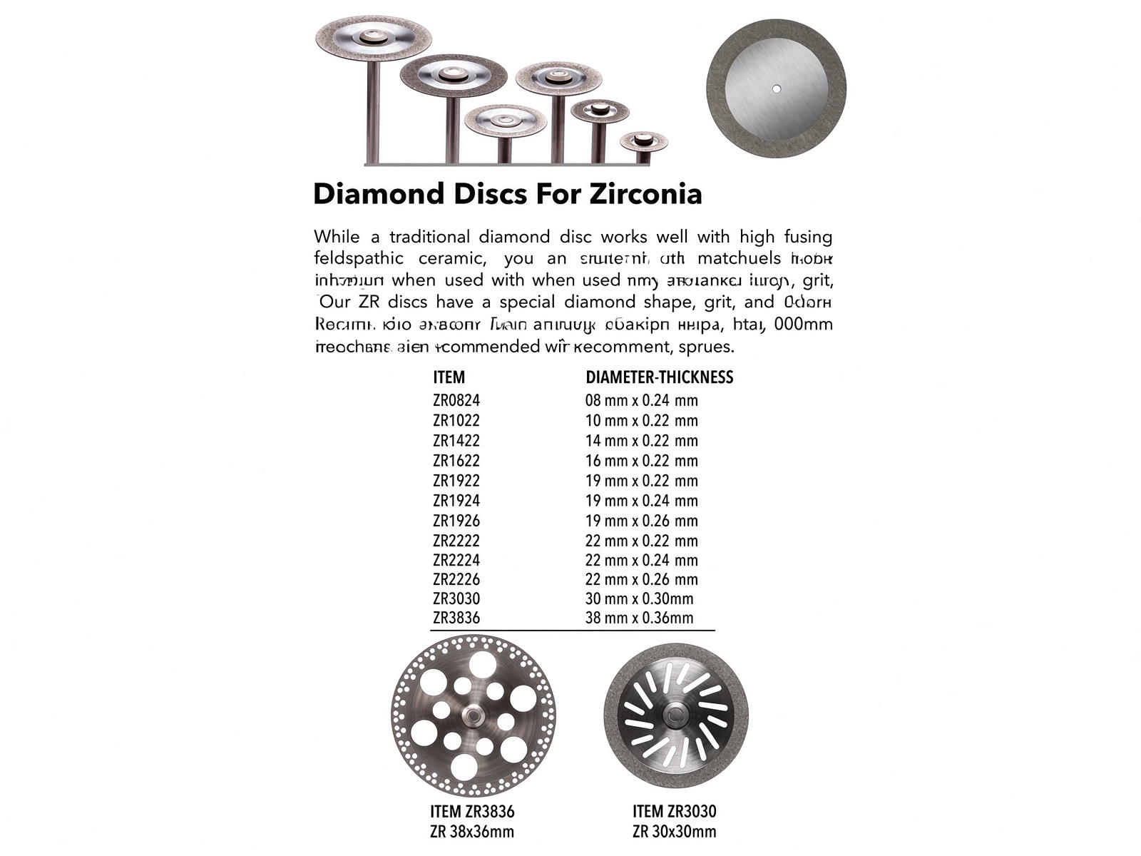Wagner Precision Diamond Discs for separation and contouring